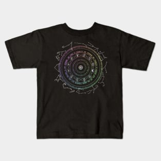 Astrological Magic Circle Kids T-Shirt